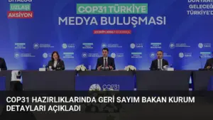 COP31 Hazırlıklarında Geri Sayım Bakan Kurum Detayları Açıkladı