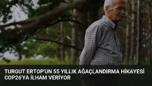 Turgut Ertop’un 55 Yıllık Ağaçlandırma Hikayesi COP26’ya İlham Veriyor